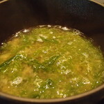 鉄板焼 Baknos - 味噌汁