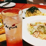 aqua - 3人でドルチェ２種類食べてお腹丁度