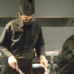 鉄板焼 Baknos - オープンキッチン