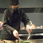 鉄板焼 Baknos - 料理の様子