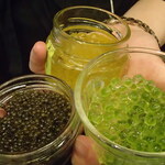 鉄板焼 Baknos - 素材を説明しながら見せて回っていました