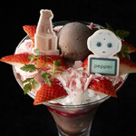 日本を旅するPepperパフェ～いちごとチョコとハチ公と～