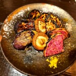 炭と蕎麦と釜めし はら田 - 野菜盛り5種