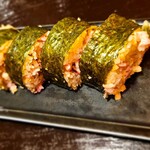 炭と蕎麦と釜めし はら田 - 河内鴨のとろたく