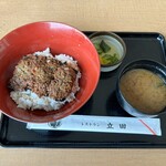 レストラン立田 - れんこんかば焼丼の全貌(°▽°)