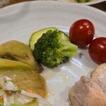 キッチン ブルー グローブ - これからいただきます