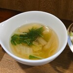 キッチン ブルー グローブ - スープのアップ