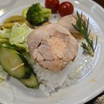 キッチン ブルー グローブ - ガランティーヌを乗せます