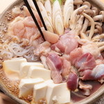 飯田橋 鳥花 - 飯田橋名物、鳥すき焼きです。