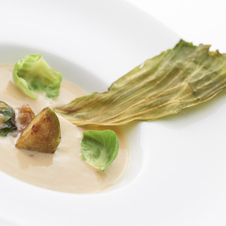 Lunch 女子会プラン 乾杯ドリンク 野菜ブルーテ付 4 000 税込 リュミエール大阪karato カラト 大阪 フレンチ 食べログ