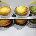 BAKE CHEESE TART - 選べる６個セット(もも・抹茶・チーズ)！