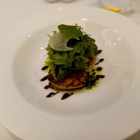 ジャマン - 活鮑と淡路産玉葱のコンフィーブルキニョンバターソース