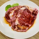 焼肉中道 - 大きなリブロース、これは2人分