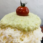 こひる庵 - 大きいトマトにあたってニヤけた╰(*´︶`*)╯♡