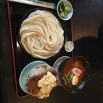 まさか - 旨辛肉汁つけめんとタルタルソースカツ丼1,089円です～！