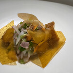 KHAO - ヤムマクア　焼き茄子、豚肉、車海老