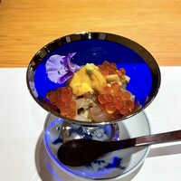 奥赤坂 鮨 淡師 - ⑨北海道産 雲丹いくらの子丼　