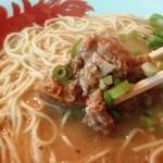 えびすや - ソーキのチャーシューは当然軟骨付き