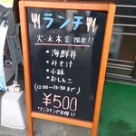 ランチの看板