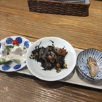 産直 cafe べこ - 小鉢3つ