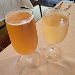 中國菜 奈良町 枸杞 - ノンアルビールと冷茶のジャスミンティー