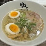 ゆうひ屋 - 味玉淡麗煮干ラーメン（ゆず塩）　950円