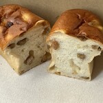 クロフトベーカリー - グリーンレーズンブレッド　断面