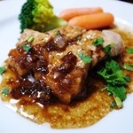 ねの吉 - 宮城県産マーブルポークソテーバルサミコハニーソース（１４年３月）