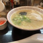 らあめん花月嵐 - 紅生姜、胡麻つき