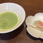 懐石宿水鳳園 - ウェルカム　緑茶