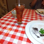 OSTERIA NAKANO - アイスティー　　口の中がサッパリと