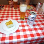 OSTERIA NAKANO - ノンアルコールビールとパン？コレが旨い