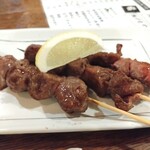 千萬 - 豚カシラの串焼き