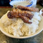 牛たんの店一休 - 牛たんオンザ麦飯♡