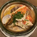 一誠 - 金目鯛とあさりの和風アクアパッツァ