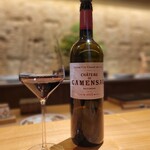 まとい 銀座 - ステーキに合わせる赤ワイン