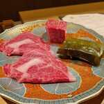 まとい 銀座 - 本日 いただくお肉