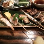 魚～ずまん - 魚串盛り合わせ