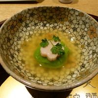 はり清 - うすい饅頭　銀餡