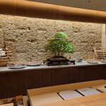 まとい 銀座 - カウンターからの景観