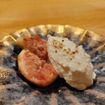 まとい 銀座 - 無花果と、胡麻のジェラート