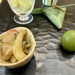 柚木元 - 鉄火茄子、梅甘露