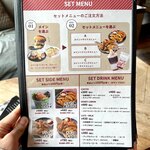 Panel Cafe - メニュー表