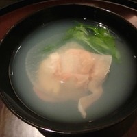 日本料理 太月 - 御椀（地蛤 菜の花 大根）