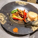 創作四川料理 廣明 - 宗谷産帆立貝　旬野菜 炒め