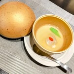 創作四川料理 廣明 - 平飼い卵 ふかひれ茶碗蒸し