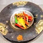 創作四川料理 廣明 - 宗谷産帆立貝　旬野菜 炒め