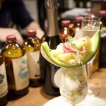 アゾート - 渥美メロンのパフェ(2024年7月)