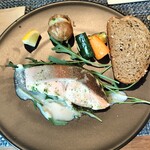 CHATONS - 臨時メニュー　鮭のクリームソース？