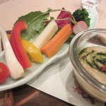 香家 - 旬野菜スティックバーニャカウダー　もろ味噌仕立て